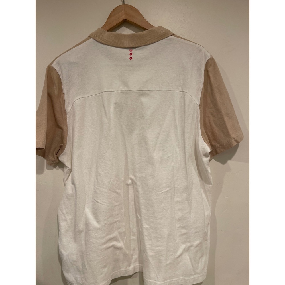 Puma Scuderia Ferrari Polo Shirt White Tan XL Mens Womens blokecore‎ sporty - Picture 3 of 8